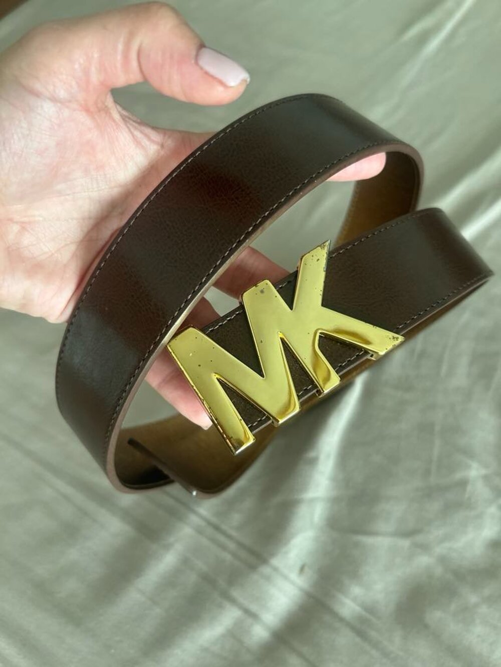 Michael Kors Gold Buckle Authentic Belt